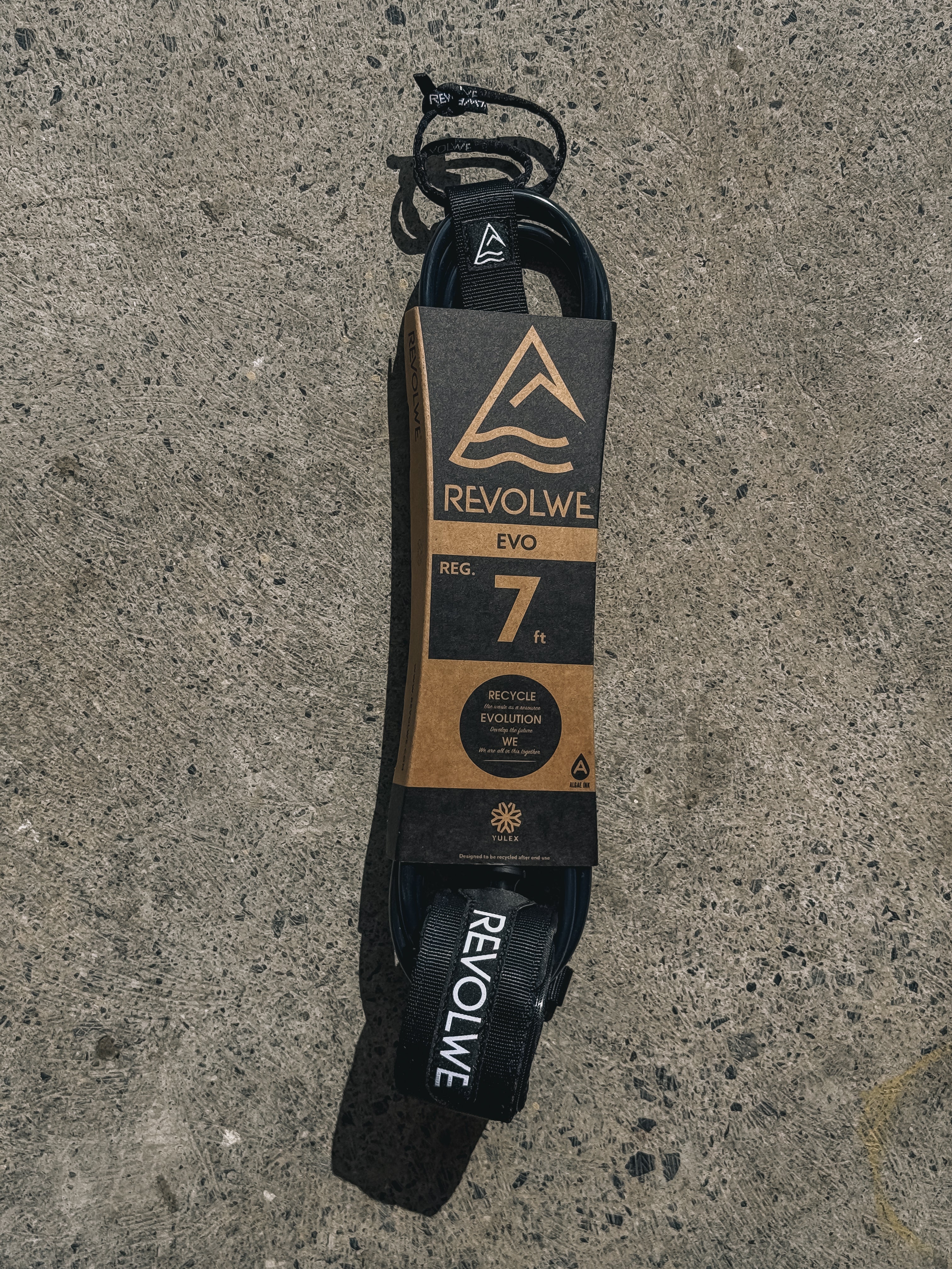 Revolwe - EVO Leash Black/Grey 7ft
